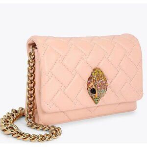 NWT Kurt Geiger London Mini Kensington Eagle Head Quilted Leather Crossbody